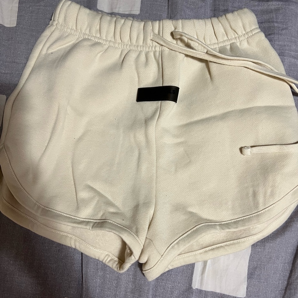 Essentials Women's Cream Shorts